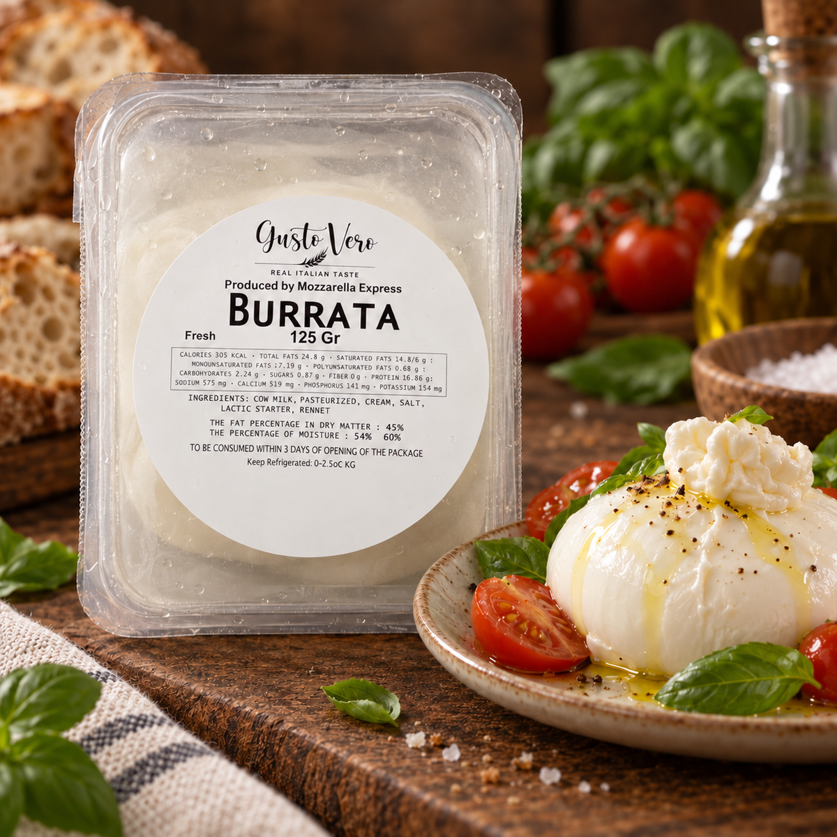 Gusto Vero Fresh Burrata 125 g