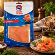 Santa Bremor Soft Smoked Salmon Fillet Slices 100 g