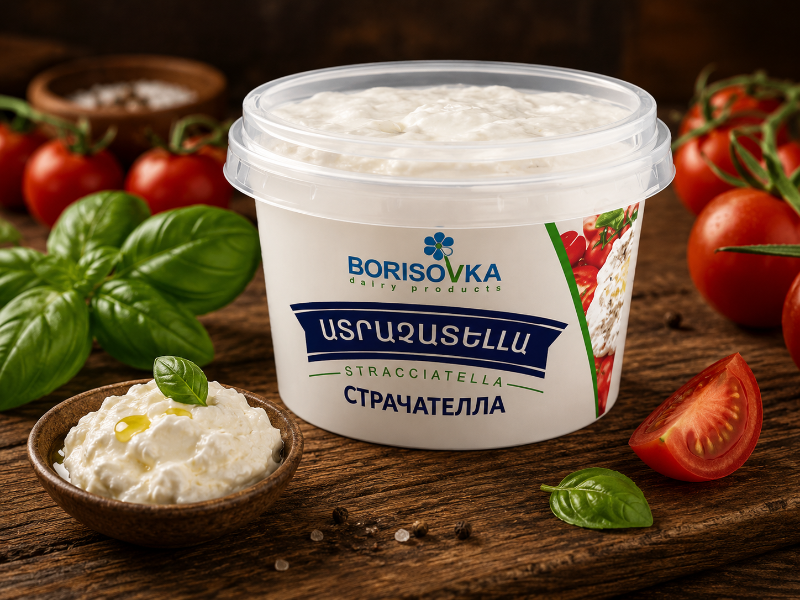 Borisovka Stracciatella Cheese 200 g