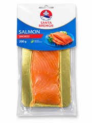 Santa Bremor Soft Smoked Salmon Fillet Portion 200 g