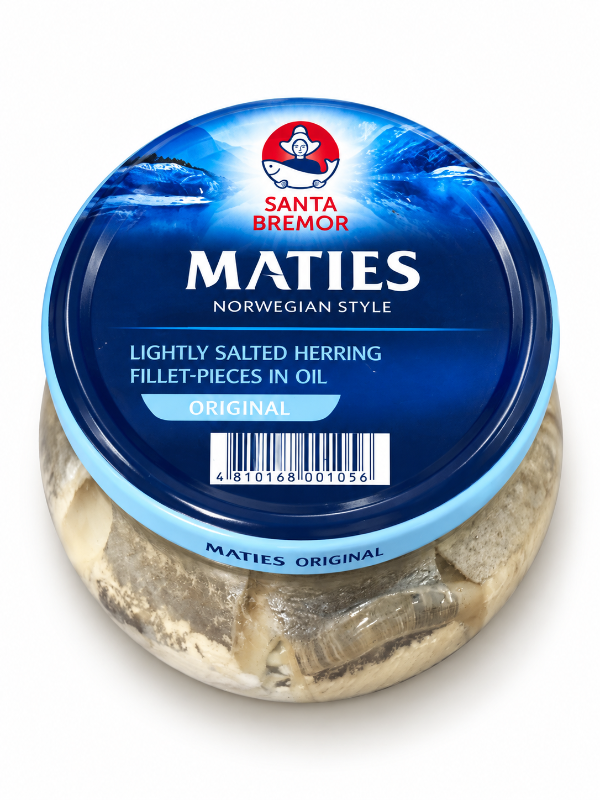 Santa Bremor Herring Fillet Original in Oil 250 g